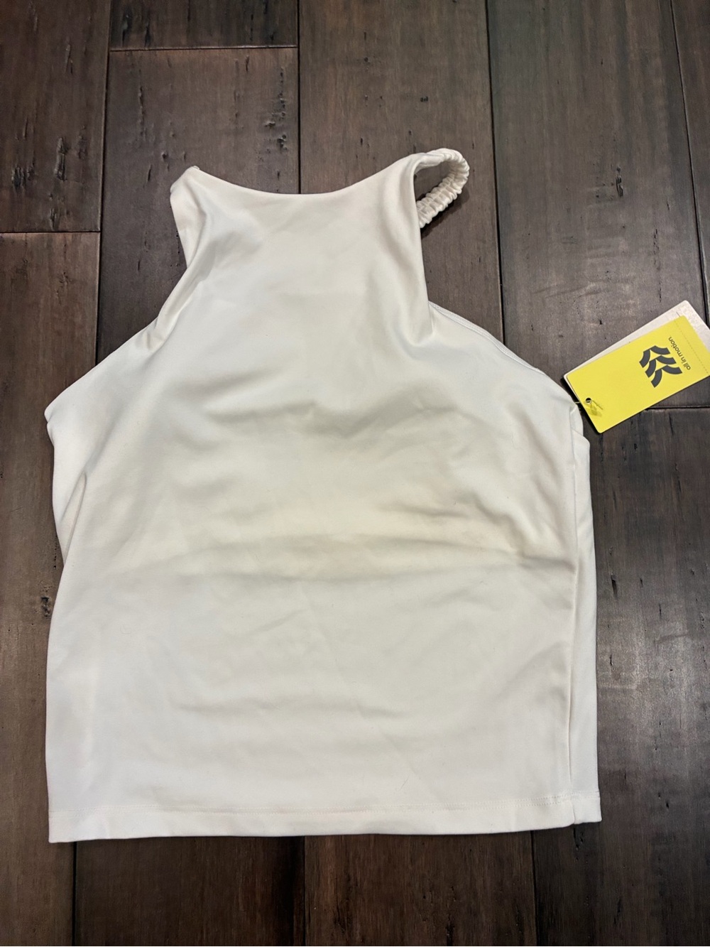 all in motion NWT White High Neck Tank size XS